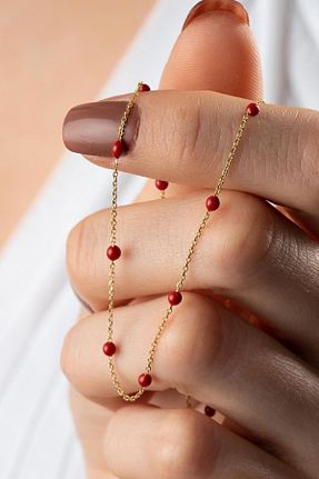 گردنبند طلا زرد زنانه 14 عیار Bayar Gold - کد 461423525