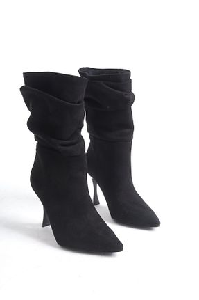 بوت / نیم بوت مشکی زنانه جیر NITU Shoes - کد 871687057