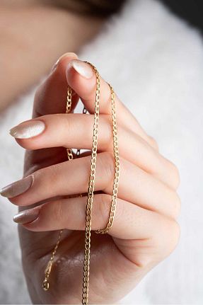 گردنبند طلا زرد زنانه 14 عیار Bayar Gold - کد 841362319