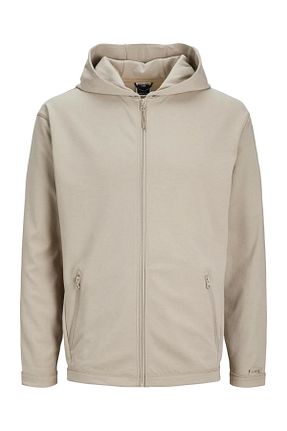 سوئیشرت بژ مردانه ساده Jack & Jones - کد 784051976