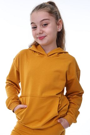 سوئیشرت زرد بچه گانه ساده ZUZUNGA - کد 871863991