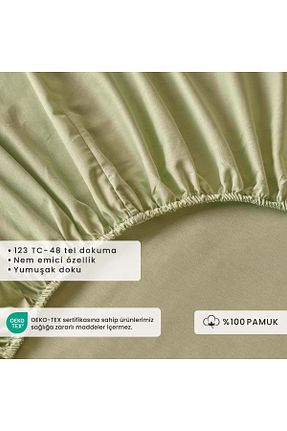 ست ملحفه تکنفره سبز پنبه Bella Maison - کد 779388528