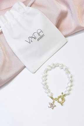 دستبند استیل (فولاد) طلائی استیل (فولاد) Vona Atelier - کد 871699387