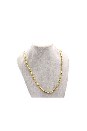 گردنبند استیل ( فولاد ) طلائی زنانه استیل ضد زنگ derokas - کد 871706721