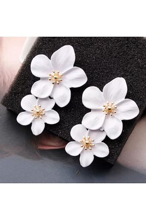 گوشواره جواهر سفید MODAMAYS - کد 409660875