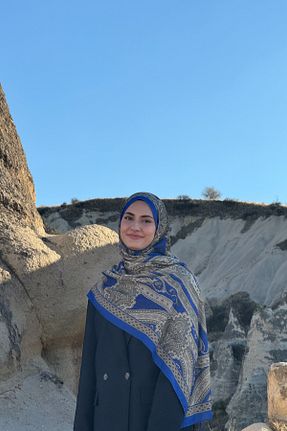 شال سبز زنانه پنبه ای Şalland - کد 871763657