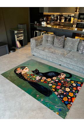 فرش رنگی قابل شستشو Rugs Modern Halı - کد 871762814