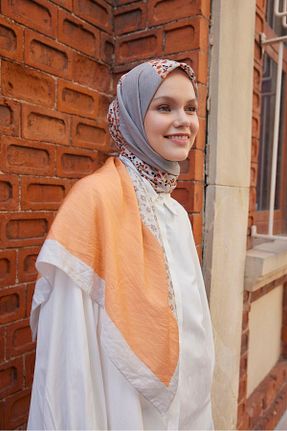 شال طوسی زنانه ویسکون Şalland - کد 825900034