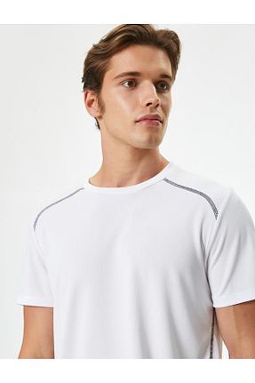 تیشرت سفید مردانه Straight Koton - کد 871810402