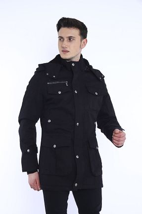 کاپشن مشکی مردانه رگولار BELLİSİMO - کد 871817470