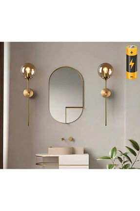 چراغ دیواری بژ فلزی burenze - کد 775448624