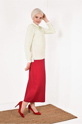 بلوز حجاب نباتی زنانه Straight TRENDTESETTÜR - کد 58713409