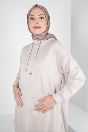 روسری قهوه ای پلی استر Alvina - کد 792004876