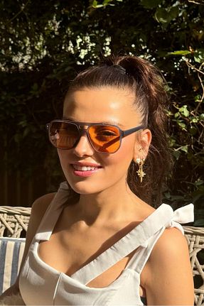 عینک آفتابی طوسی زنانه UV400 By Harmony - کد 871877730