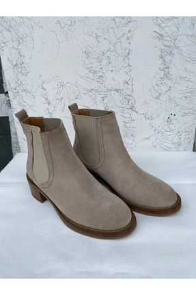 بوت / نیم بوت بژ زنانه جیر ENZO - کد 871883086
