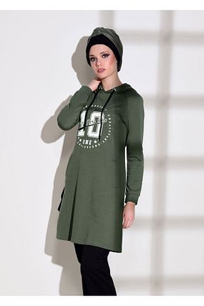 ست گرمکن حجاب خاکی زنانه رگولار TRENDTESETTÜR - کد 86181914