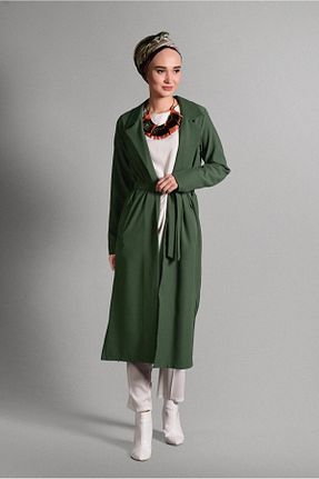 کت حجاب خاکی زنانه رگولار TRENDTESETTÜR - کد 86182671