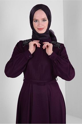 شال بنفش زنانه پلی استر Alvina - کد 805951029