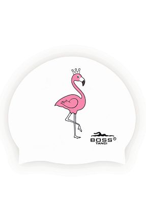 کلاه شنا سفید زنانه bostancı - کد 872072640