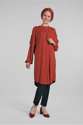 شلوار حجاب سرمه ای زنانه مخلوط پلی استر TRENDTESETTÜR - کد 86184451