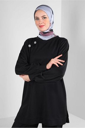 روسری طوسی پلی استر Alvina - کد 799159501