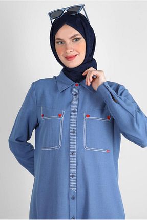 شال سرمه ای زنانه Alvina - کد 799159391