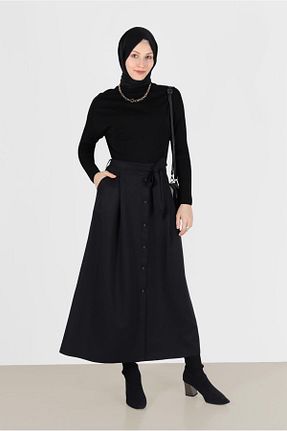 بلوز حجاب مشکی زنانه ویسکون Alvina - کد 804416283