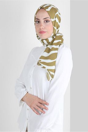 شال سبز زنانه پلی استر Alvina - کد 799160832