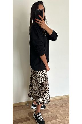دامن رنگی زنانه ساتن Butik - کد 871922052