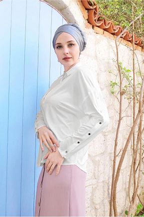 بلوز حجاب نباتی زنانه رگولار TRENDTESETTÜR - کد 98307960