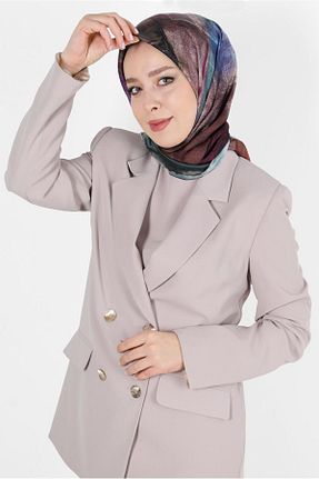 روسری سبز پلی استر Alvina - کد 803641629