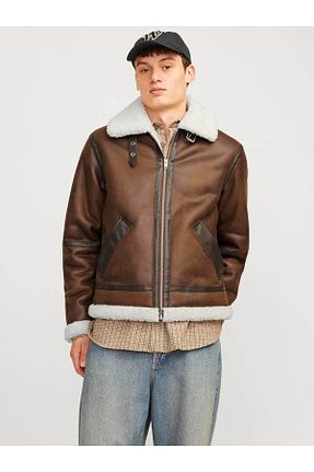 کاپشن قهوه ای مردانه رگولار Jack & Jones - کد 866399719