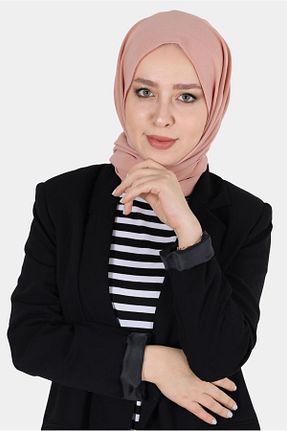 شال صورتی زنانه پلی استر Alvina - کد 810185921