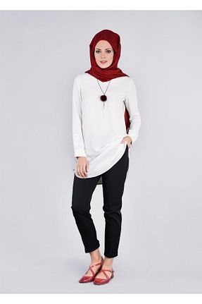 شلوار حجاب مشکی زنانه مخلوط پلی استر TRENDTESETTÜR - کد 95679501