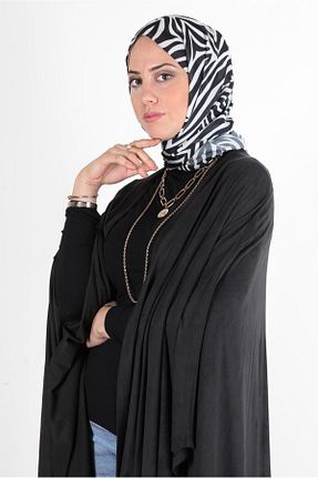 شال مشکی زنانه پلی استر Alvina - کد 808711037