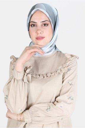 روسری سبز پلی استر Alvina - کد 807519759