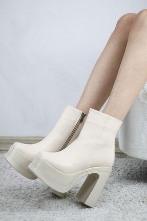 بوت / نیم بوت زنانه چرم مصنوعی asmi shoes - کد 871960483