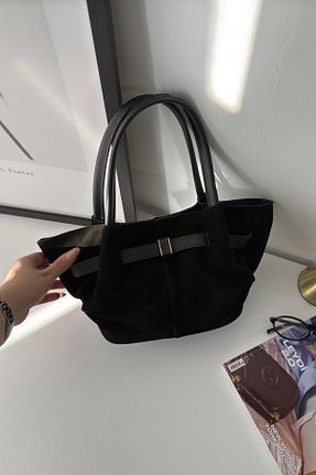 کیف دوشی مشکی زنانه چرم خالص leonas - کد 871957476