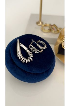 گوشواره جواهر زیرکن SU PERİSİ TAKI BİJUTERİ - کد 871978242
