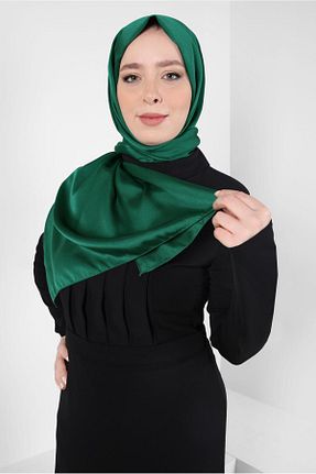 شال سبز زنانه پلی استر Alvina - کد 817772116