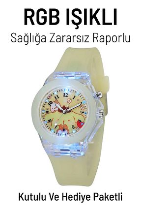ساعت مچی زرد بچه گانه 41-45 میلی متر Q-TİME - کد 872385162