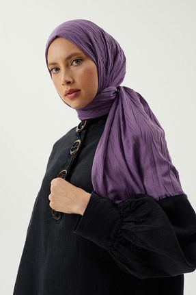 شال بنفش زنانه پنبه ای Webinay Home - کد 872020988