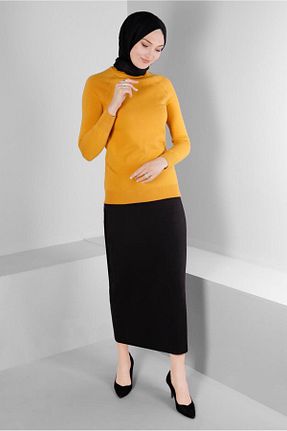 دامن حجاب مشکی زنانه رگولار TRENDTESETTÜR - کد 806644172