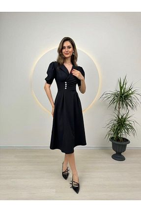 لباس مشکی زنانه پنبه پلی استر Glysso - کد 830392393