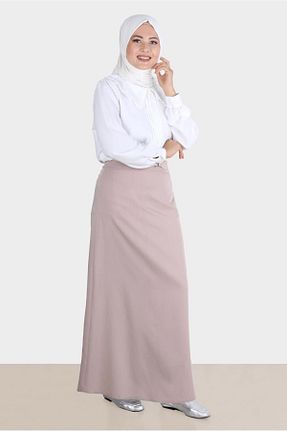 دامن حجاب قهوه ای زنانه رگولار TRENDTESETTÜR - کد 829166441