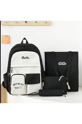 کوله پشتی مشکی زنانه ابعاد بزرگ KRC BAGS - کد 872029317