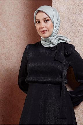 روسری طوسی پلی استر Alvina - کد 832677049