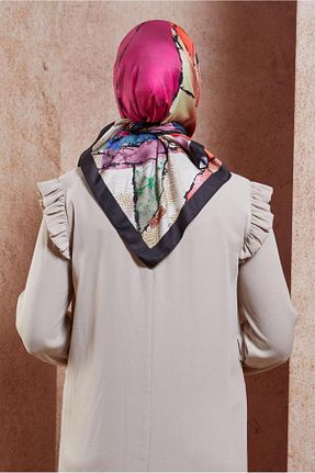 روسری مشکی پلی استر Alvina - کد 844017385