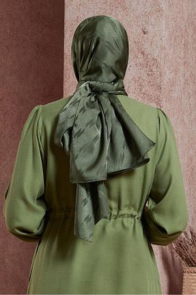 شال سبز زنانه پلی استر Alvina - کد 830154375