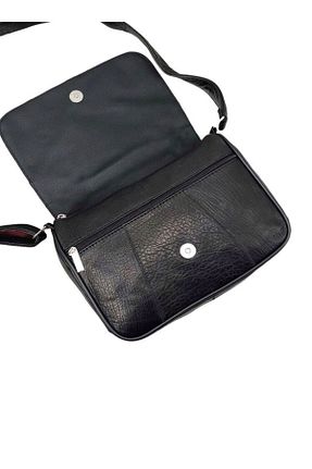 کیف دوشی مشکی زنانه چرم خالص NahitaTyana - کد 699831487